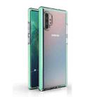 For Samsung Galaxy Note10+ TPU Double-color Shockproof Protective Case(Mint Green) - 1