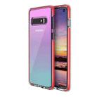 For Samsung Galaxy S10 TPU Double-color Shockproof Protective Case(Red) - 1