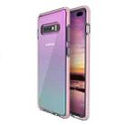 For Samsung Galaxy S10+ TPU Double-color Shockproof Protective Case(Pink) - 1