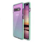 For Samsung Galaxy S10+ TPU Double-color Shockproof Protective Case(Mint Green) - 1