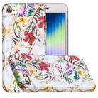 For iPhone SE 2022 / SE 2020 / 8 / 7 Full Plating Splicing Gilding Protective Case(Tropical Rainforest Color Matching) - 1