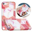 Full Plating Splicing Gilding Protective Case For iPod Touch 6 / 5(Cherry Glitter Color Matching) - 1