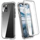 For iPhone 12 Pro Max Front and Back Transparent Four-corner Three-proof Case(Transparent) - 1
