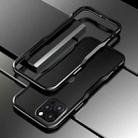 For iPhone 12 Pro Max Sharp Edge Magnetic Adsorption Shockproof Case(Black) - 1