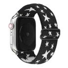 Ethnic Style Buckle Watch Band For Apple Watch Series 7 41mm / 6 & SE & 5 & 4 40mm / 3 & 2 & 1 38mm(Black White) - 1