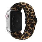 Ethnic Style Buckle Watch Band For Apple Watch Series 7 41mm / 6 & SE & 5 & 4 40mm / 3 & 2 & 1 38mm(Brown Leopard) - 1