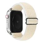 Solid Color Nylon Watch Band For Apple Watch Series 7 41mm / 6 & SE & 5 & 4 40mm / 3 & 2 & 1 38mm(White) - 1