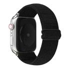 Solid Color Nylon Watch Band For Apple Watch Series 7 41mm / 6 & SE & 5 & 4 40mm / 3 & 2 & 1 38mm(Black) - 1