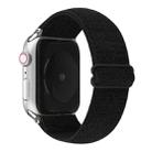 Solid Color Nylon Watch Band For Apple Watch Series 7 45mm / 6 & SE & 5 & 4 44mm / 3 & 2 & 1 42mm(Black) - 1
