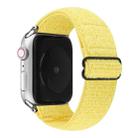 Solid Color Nylon Watch Band For Apple Watch Series 7 45mm / 6 & SE & 5 & 4 44mm / 3 & 2 & 1 42mm(Yellow) - 1