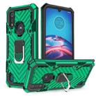 For Motorola Moto E6s (2020) Cool Armor PC + TPU Shockproof Case with 360 Degree Rotation Ring Holder(Dark Green) - 1