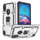 For Motorola Moto E6s (2020) Cool Armor PC + TPU Shockproof Case with 360 Degree Rotation Ring Holder(Silver) - 1