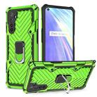 For OPPO Realme 6 Cool Armor PC + TPU Shockproof Case with 360 Degree Rotation Ring Holder(Green) - 1