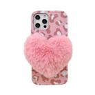 Love Hairball Leopard Wave Soft Case For iPhone 11(Pink) - 1