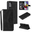 Stitching Calf Texture Horizontal Flip Leather Case with Holder & Card Slots & Wallet For Samsung Galaxy S20(Black) - 1