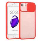 Sliding Camera Cover Design TPU Protective Case For iPhone 6(Red) - 1