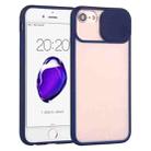 Sliding Camera Cover Design TPU Protective Case For iPhone 6(Sapphire Blue) - 1