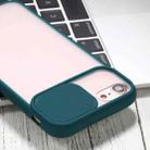 Sliding Camera Cover Design TPU Protective Case For iPhone 6(Dark Green) - 4