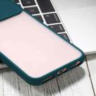 Sliding Camera Cover Design TPU Protective Case For iPhone 6(Dark Green) - 5