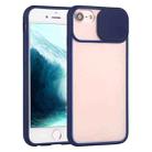 Sliding Camera Cover Design TPU Protective Case For iPhone SE / 8 / 7(Sapphire Blue) - 1
