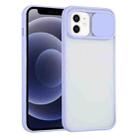 For iPhone 12 mini Sliding Camera Cover Design TPU Protective Case (Purple) - 1