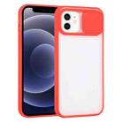 For iPhone 12 mini Sliding Camera Cover Design TPU Protective Case (Red) - 1