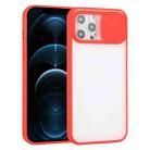 For iPhone 12 Pro Max Sliding Camera Cover Design TPU Protective Case(Red) - 1