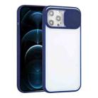 For iPhone 12 Pro Max Sliding Camera Cover Design TPU Protective Case(Sapphire Blue) - 1