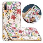 For Samsung Galaxy A50 Flat Plating Splicing Gilding Protective Case(Tropical Rainforest Color Matching) - 1