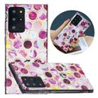 For Samsung Galaxy Note20 Ultra Flat Plating Splicing Gilding Protective Case(Round Color Matching) - 1