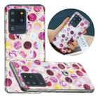 For Samsung Galaxy S20 Ultra Flat Plating Splicing Gilding Protective Case(Round Color Matching) - 1