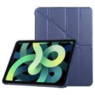 TPU Horizontal Deformation Flip Leather Case with Holder For iPad Air 2022 / 2020 10.9(Navy Blue) - 1