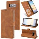 For Samsung Galaxy Note 8 Fantasy Classic Skin-feel Calfskin Texture Magnetic Buckle Horizontal Flip PU Leather Case with Holder & Card Slot & Wallet(Brown) - 1