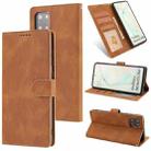 For Samsung Galaxy Note 10 Lite Fantasy Classic Skin-feel Calfskin Texture Magnetic Buckle Horizontal Flip PU Leather Case with Holder & Card Slot & Wallet(Brown) - 1