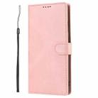 For Samsung Galaxy Note20 Fantasy Classic Skin-feel Calfskin Texture Magnetic Buckle Horizontal Flip PU Leather Case with Holder & Card Slot & Wallet(Pink) - 2