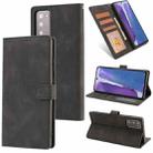 For Samsung Galaxy Note20 Fantasy Classic Skin-feel Calfskin Texture Magnetic Buckle Horizontal Flip PU Leather Case with Holder & Card Slot & Wallet(Black) - 1