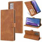 For Samsung Galaxy Note20 Fantasy Classic Skin-feel Calfskin Texture Magnetic Buckle Horizontal Flip PU Leather Case with Holder & Card Slot & Wallet(Brown) - 1