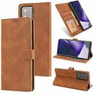 For Samsung Galaxy Note20 Ultra Fantasy Classic Skin-feel Calfskin Texture Magnetic Buckle Horizontal Flip PU Leather Case with Holder & Card Slot & Wallet(Brown) - 1