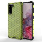 For Samsung Galaxy S21 5G Shockproof Honeycomb PC + TPU Protective Case(Green) - 1