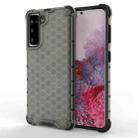 For Samsung Galaxy S21 5G Shockproof Honeycomb PC + TPU Protective Case(Black) - 1