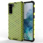 For Samsung Galaxy S21+ 5G Shockproof Honeycomb PC + TPU Protective Case(Green) - 1