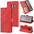 For Samsung Galaxy S9 Fantasy Classic Skin-feel Calfskin Texture Magnetic Buckle Horizontal Flip PU Leather Case with Holder & Card Slot & Wallet(Red) - 1