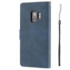 For Samsung Galaxy S9 Fantasy Classic Skin-feel Calfskin Texture Magnetic Buckle Horizontal Flip PU Leather Case with Holder & Card Slot & Wallet(Blue) - 3