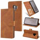For Samsung Galaxy S9 Fantasy Classic Skin-feel Calfskin Texture Magnetic Buckle Horizontal Flip PU Leather Case with Holder & Card Slot & Wallet(Brown) - 1