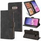 For Samsung Galaxy S10e Fantasy Classic Skin-feel Calfskin Texture Magnetic Buckle Horizontal Flip PU Leather Case with Holder & Card Slot & Wallet(Black) - 1