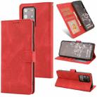 For Samsung Galaxy S20 Ultra Fantasy Classic Skin-feel Calfskin Texture Magnetic Buckle Horizontal Flip PU Leather Case with Holder & Card Slot & Wallet(Red) - 1