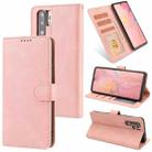 For Huawei P30 Pro Fantasy Classic Skin-feel Calfskin Texture Magnetic Buckle Horizontal Flip PU Leather Case with Holder & Card Slot & Wallet(Rose Gold) - 1