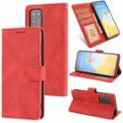 For Huawei P40 Fantasy Classic Skin-feel Calfskin Texture Magnetic Buckle Horizontal Flip PU Leather Case with Holder & Card Slot & Wallet(Red) - 1