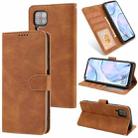 For Huawei P40 Lite / nova 6 SE Fantasy Classic Skin-feel Calfskin Texture Magnetic Buckle Horizontal Flip PU Leather Case with Holder & Card Slot & Wallet(Brown) - 1