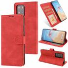 For Huawei P40 Pro Fantasy Classic Skin-feel Calfskin Texture Magnetic Buckle Horizontal Flip PU Leather Case with Holder & Card Slot & Wallet(Red) - 1